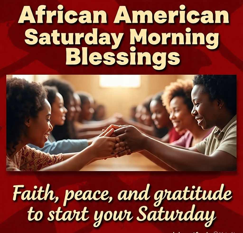 African American Saturday Morning Blessings – Faith, peace, and gratitude to start your Saturday