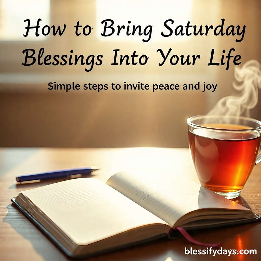 How to Bring Saturday Blessings Into Your Life – Simple steps to invite peace and joy