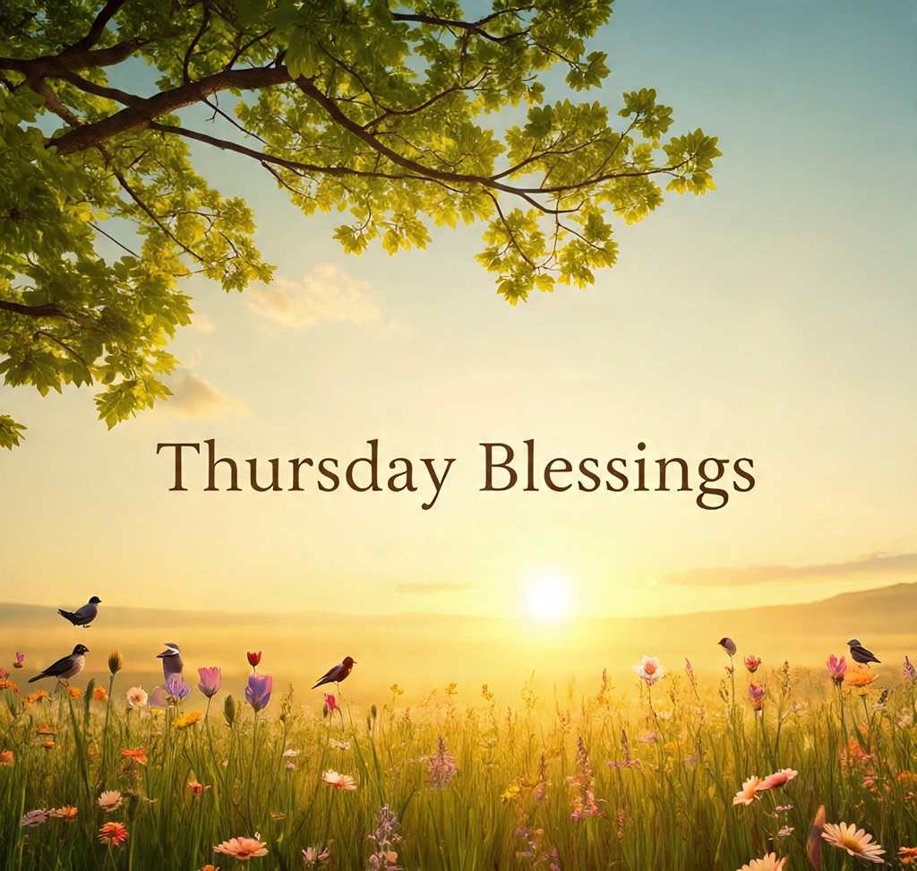 Woman praying on Thursday with sunrise background