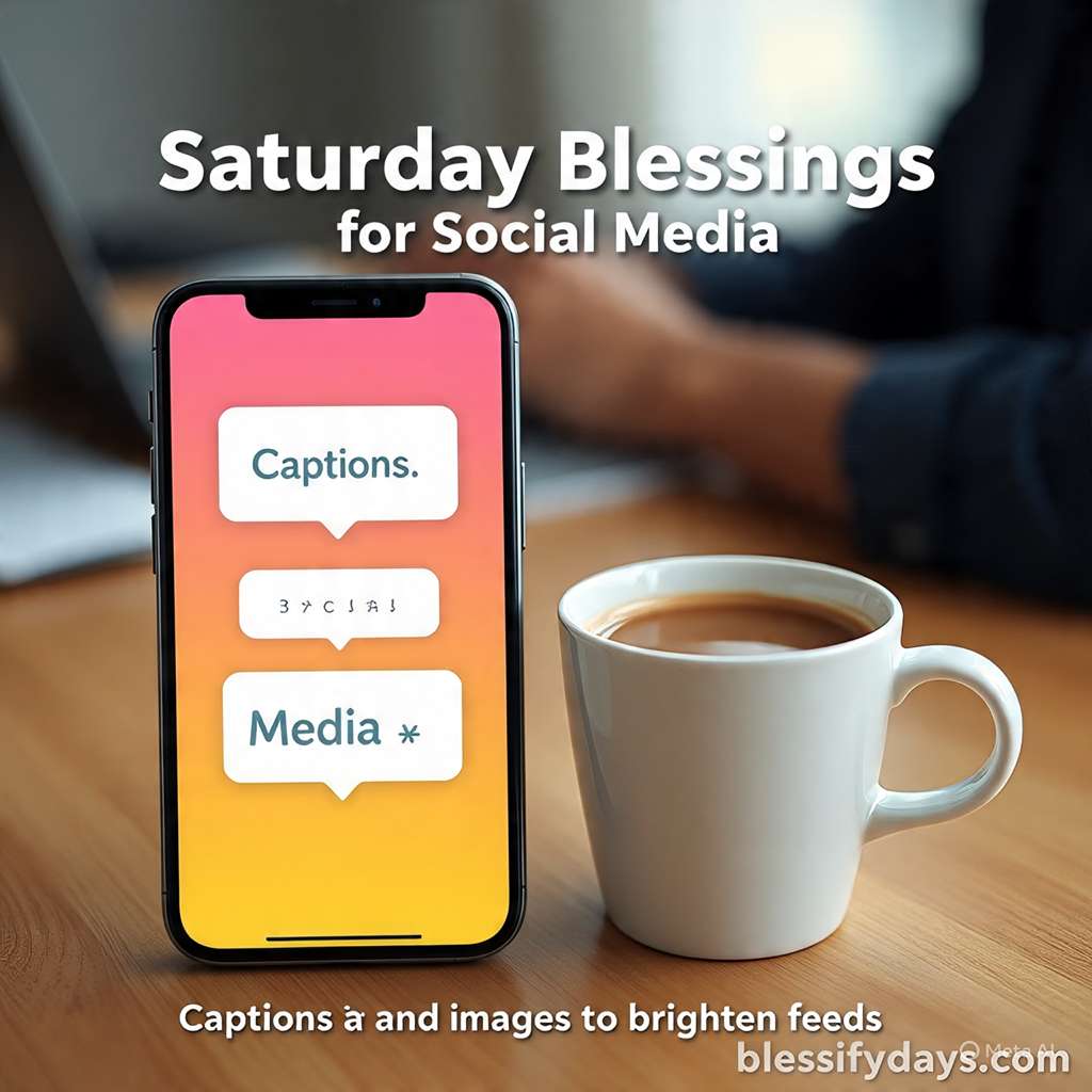 Saturday Blessings for Social Media – Captions and images to brighten feeds