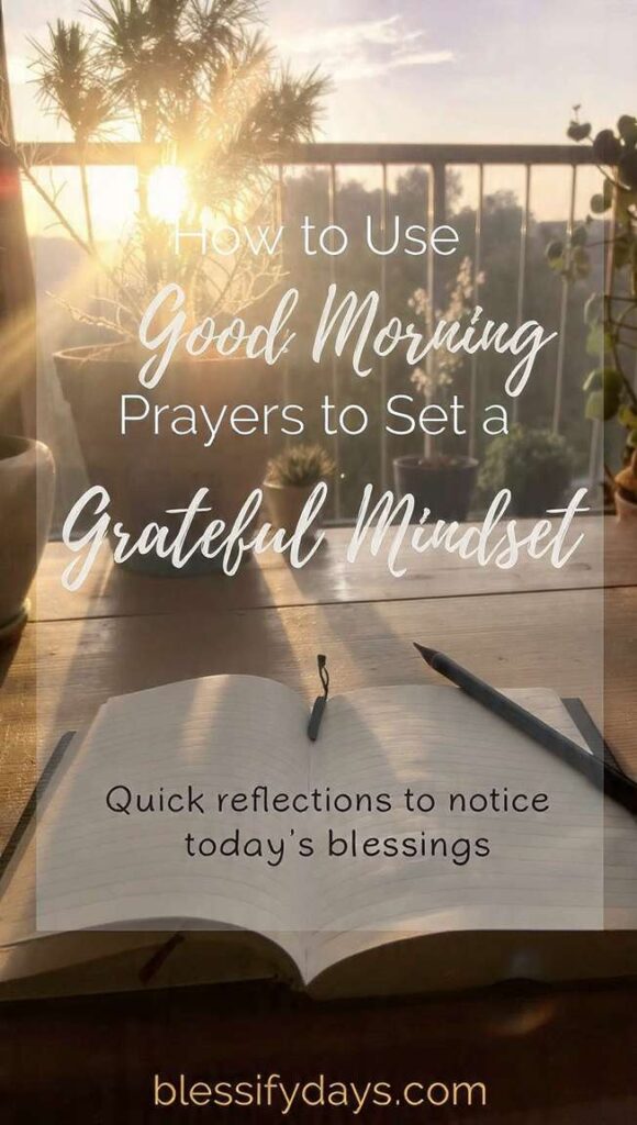 Morning balcony scene for short gratitude reflections