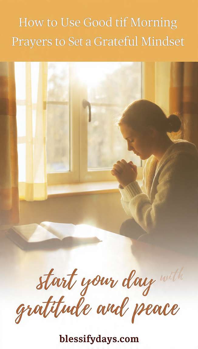 How to Use Good Morning Prayers to Set a Grateful Mindset