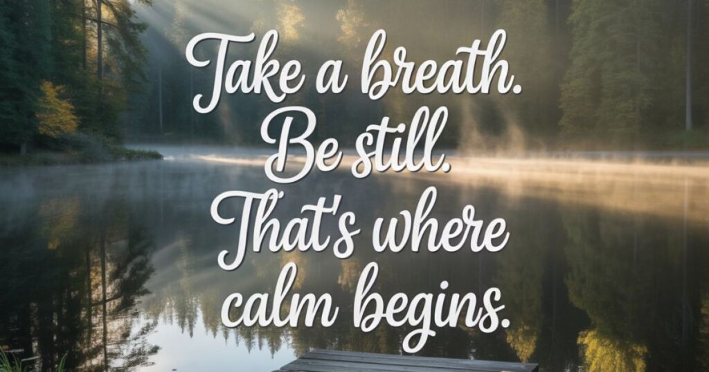 Spiritual Meaning of a Calm Saturday