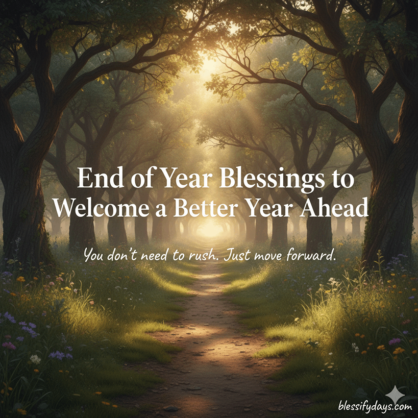 Blessings to welcome a better year ahead