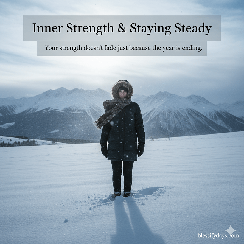 Inner strength winter inspiration image