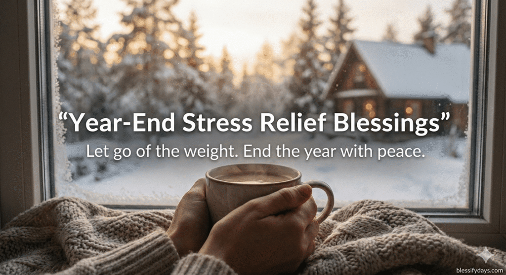 End of Year Blessings to Let Go of Stress