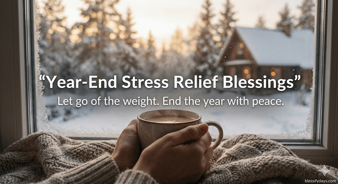 End of Year Blessings to Let Go of Stress