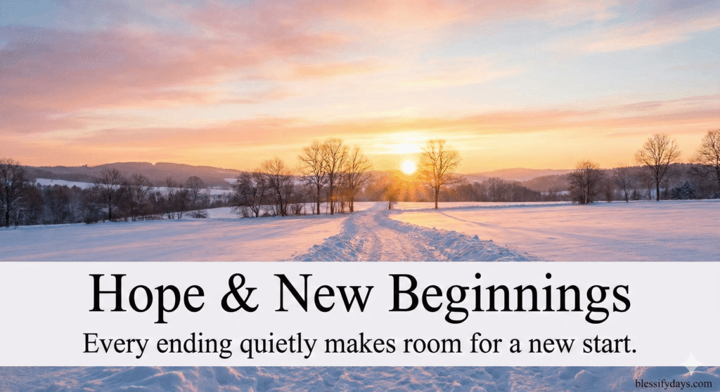 Hope and new beginnings December image